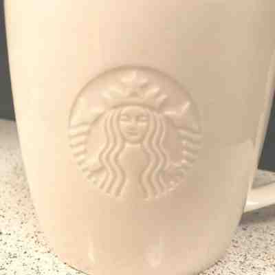 Starbucks Venti 20oz White Mermaid Siren Logo 2010 Mug - Sold on eBay Dec, 8th 2019 for $19.99