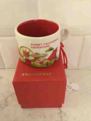 Starbucks Disney California Adventure “You Are Here” 2 Oz Cup Ornament. - Sold on eBay Dec, 8th 2019 for $30.00