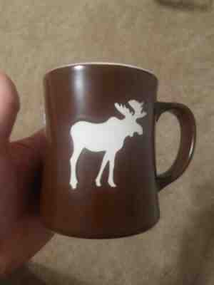 STARBUCKS MOOSE Original 2009 COFFEE MUG Brown Cup EMBOSSED New Bone China 16 oz - Sold on eBay Dec, 8th 2019 for $26.99