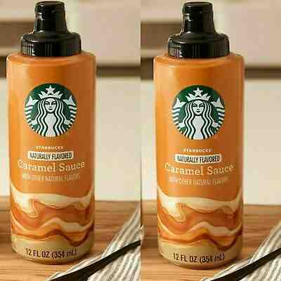 Starbucks Caramel Sauce 12FL oz Lot Of 2 Bottles Coffee Sauce Starbucks Coffee - Sold on eBay Dec, 8th 2019 for $16.95