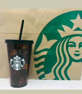 Starbucks Tortoise Shell Acrylic Cold Cup Tumbler Grande 16 oz NEW FREE SHIPPING - Sold on eBay Dec, 8th 2019 for $24.99