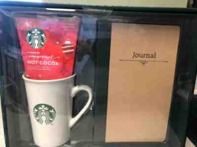 Starbucks Gift Set With Journal and peppermint Hot Chocolate SALE NEW SIREN LOGO - Sold on eBay Dec, 8th 2019 for $19.00