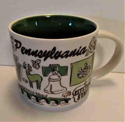 Starbucks Pennsylvania PA Been There Series Collector Mug - Sold on eBay Dec, 8th 2019 for $18.00