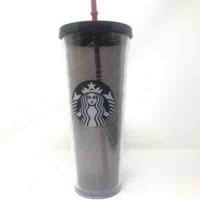 Starbucks Limited Edition 2019 Halloween Silver Glitter Spider Web Tumbler 24oz - Sold on eBay Dec, 7th 2019 for $38.69