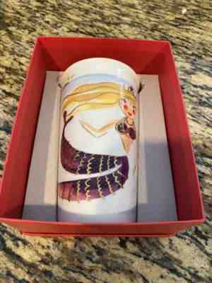 Starbucks Siren Mermaid Ceramic Travel Tumbler Coffee Mug 12oz New In Box - Sold on eBay Dec, 7th 2019 for $16.00