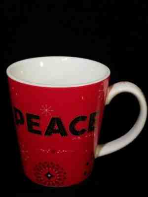 Starbucks Coffee PEACE Christmas Cup Mug - 2006 Holiday Red and Gold 14 oz - Sold on eBay Dec, 7th 2019 for $15.99
