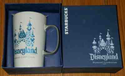 Starbucks Disneyland 60th Diamond Anniversary Ceramic Coffee Mug Cup New - Sold on eBay Dec, 7th 2019 for $28.49