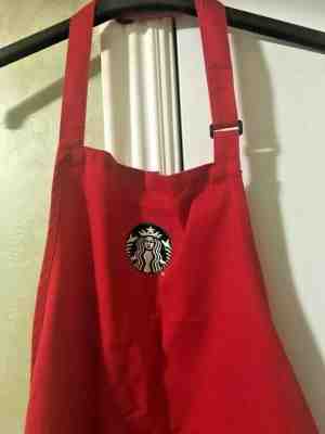 Starbucks Coffee Red Christmas Apron CHRISTMAS  - Sold on eBay Dec, 7th 2019 for $24.99