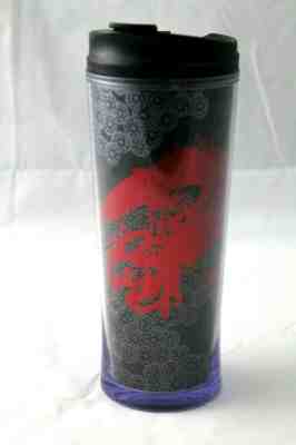 Starbucks 2009 Komodo Red Dragon Travel Tumbler Mug 16 Oz Silver Black Gray Cup - Sold on eBay Dec, 7th 2019 for $19.99