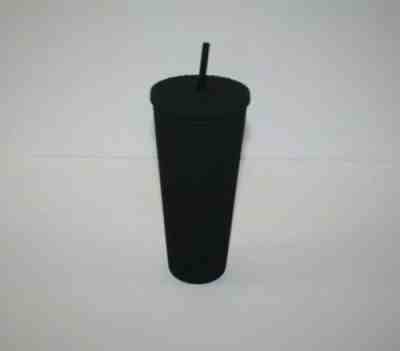 Disney World 4 Parks Starbucks 24 oz Clear Tumbler 2020 HTF Straw