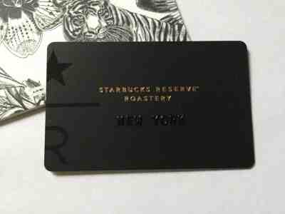 Starbucks 2018/19 New Reserve Roastery New York City Card +Holder  6160  - Sold on eBay Dec, 7th 2019 for $16.95