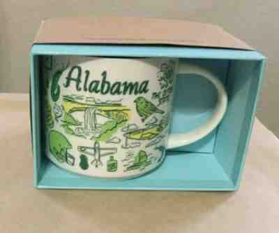 Alabama Starbucks Coffee Cup Mug Been There Series 2017 Green BTS State New Box - Sold on eBay Dec, 7th 2019 for $21.95
