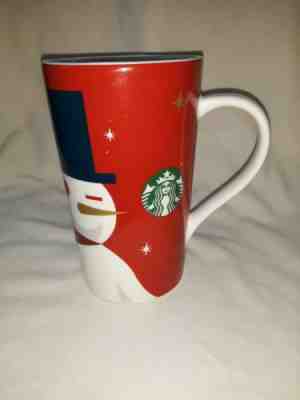 16oz Starbucks Winking Snowman Coffee Tea Mug Cup Holiday 2012  - Sold on eBay Dec, 7th 2019 for $20.00