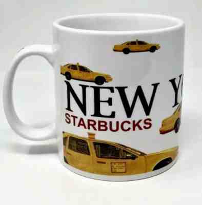 Starbucks New York city Barista Series 2001 Taxi mug Yellow cab  20 oz - Sold on eBay Dec, 7th 2019 for $31.99
