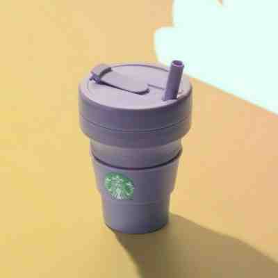 2019 Starbucks Singapore Exclusive Lilac Stojo Silicone Collapsible Cup 16oz - Sold on eBay Dec, 6th 2019 for $65.90