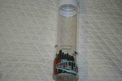 NEW STARBUCKS " you are here " CHICAGO GLASS WATER BOTTLE TUMBLER - Sold on eBay Dec, 6th 2019 for $16.00