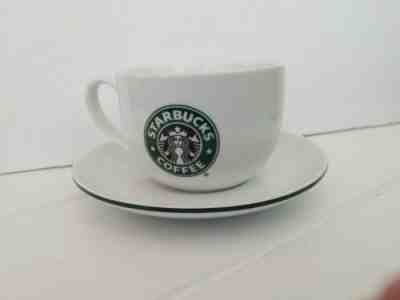 Starbucks Jumbo Mug And Saucer Coffee Cup Soup Bowl 18oz 2006 Mermaid Logo - Sold on eBay Dec, 5th 2019 for $17.99