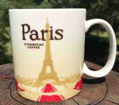 Starbucks Paris 4" Ceramic Coffee Mug 2012 Collector Series 16 oz. - Sold on eBay Dec, 11th 2019 for $24.99