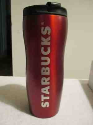 New Starbucks Shaped Red Stainless Steel Tumbler - 12 Oz - Sold on eBay Dec, 11th 2019 for $23.75