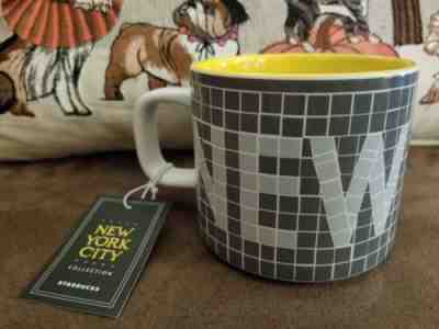 Starbucks Mug New York City Collection Cup Subway Tile Wall 2019 NYC 12oz NEW - Sold on eBay Dec, 11th 2019 for $20.00