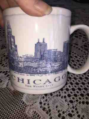 Starbucks 2008 CHICAGO Architecture Collector Series Coffee Cup Mug 18oz - Sold on eBay Dec, 11th 2019 for $19.99
