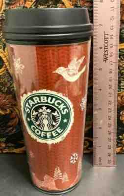 Starbucks Coffee Travel Mug 16 oz Christmas Tumbler Cup 2007 Red Sled Plastic - Sold on eBay Dec, 11th 2019 for $15.95