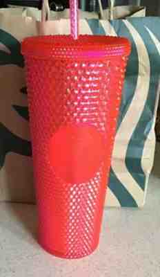 Starbucks Christmas 2019 Hot Pink Studded Tumbler READY TO SHIP! - Sold on eBay Dec, 11th 2019 for $15.00