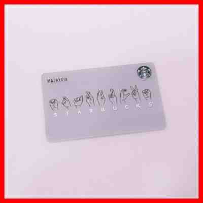 Starbucks Malaysia Card EXCLUSIVE Signing Store with Matching Sleeve Sign