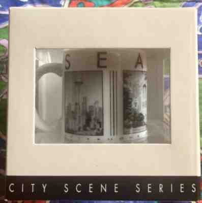 New Starbucks Coffee 2003 Mini Mug City Scenes Series Seattle Cup Espresso - Sold on eBay Dec, 11th 2019 for $29.99