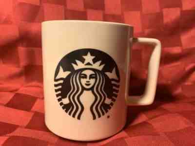 Starbucks Coffee Mug 2015 Mermaid Logo Off White Cup Made in USA 14 oz  - Sold on eBay Dec, 11th 2019 for $18.89