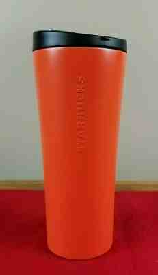 Starbucks 2017 Bright Orange Stainless Steel Tumbler - 16 oz - Sold on eBay Dec, 11th 2019 for $19.95