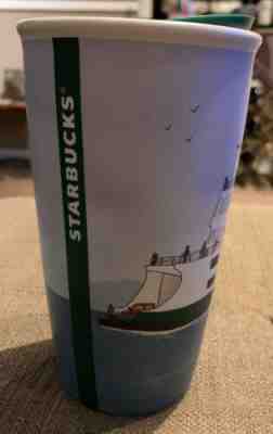 RARE Starbucks 2016 Seattle Ferry Ceramic Tumbler - Sold on eBay Dec, 11th 2019 for $75.00