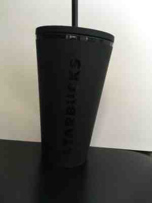 Starbucks Holiday 2019 Tumbler Cup - Matte Black Grande 16oz Black Straw - Sold on eBay Dec, 11th 2019 for $20.50