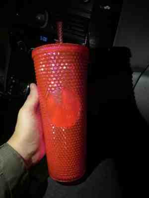 Starbucks 2019 Rose Gold Pink Crystal Iridescent Sparkling Jeweled 24oz Tumbler - Sold on eBay Dec, 11th 2019 for $38.00