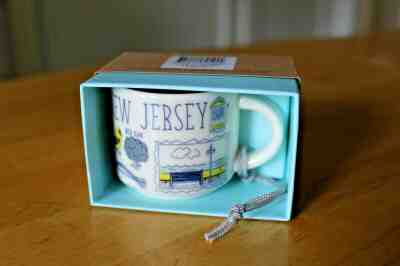 STARBUCKS 2018 YAH NEW JERSEY DEMI ORNAMENT MUG - Sold on eBay Dec, 11th 2019 for $25.00