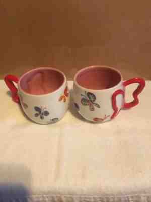 TWO Starbucks Butterfly Mug 10 oz Vintage 2007 - Sold on eBay Dec, 11th 2019 for $29.98