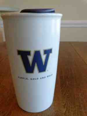 STARBUCKS UNIVERSITY OF WASHINGTON CERAMIC COFFEE TRAVEL MUG - Sold on eBay Dec, 11th 2019 for $19.95