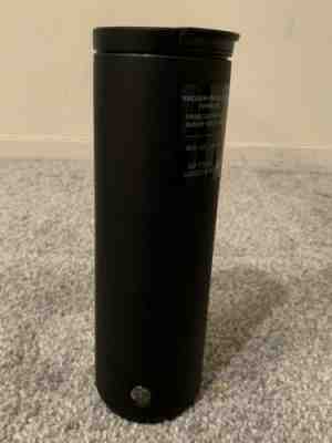 NWT Starbucks Vacuum Insulated Flip-Top Tumbler Matte Black Stainless Steel 16oz - Sold on eBay Dec, 11th 2019 for $26.00