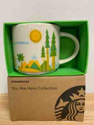 STARBUCKS NIB California  YOU ARE HERE 14 OZ CERAMIC COFFEE MUG - Sold on eBay Dec, 11th 2019 for $15.99
