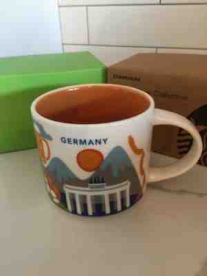 Starbucks Coffee 14oz GERMANY mug YAH YOU ARE HERE Cup NIB w/ SKU - Sold on eBay Dec, 11th 2019 for $28.99