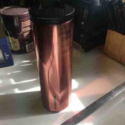 NEW Winter Holiday Starbucks 2019 ROSE Tumbler 16oz VACUUM INSULATED - Sold on eBay Dec, 11th 2019 for $18.89