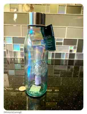 Starbuck coffee cold drink 20 oz. Iridescent Clear Pearl Water Bottle ??  - Sold on eBay Dec, 11th 2019 for $28.00