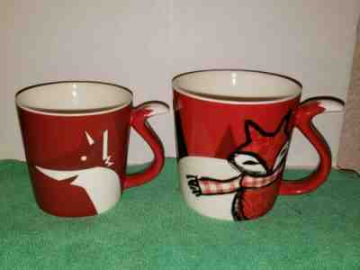 Starbucks Red Fox Tail Mugs - Sold on eBay Dec, 11th 2019 for $18.50