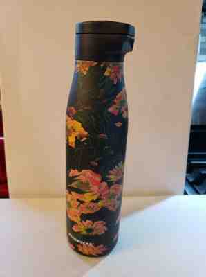 Starbucks Magnetic Lid Water Bottle Dark Floral Print Nwt - Sold on eBay Dec, 11th 2019 for $26.95