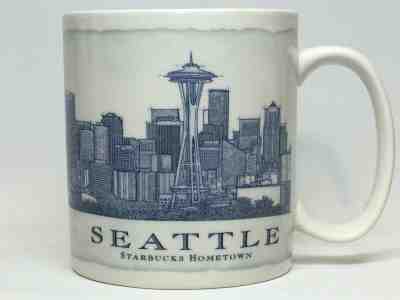 Seattle Starbucks 2006 City Mug Coffee Cup - 18oz Ceramic - Sold on eBay Dec, 11th 2019 for $19.99