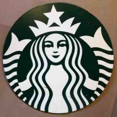 STARBUCKS Metal Mermaid Logo Display Sign UNIQUE 10" Diameter - Sold on eBay Dec, 11th 2019 for $18.99