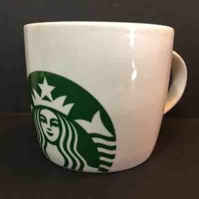 2016 STARBUCKS Coffee Extra Large 16.9 oz Mug Cup White Green Mermaid Tea Mocha - Sold on eBay Dec, 11th 2019 for $17.99