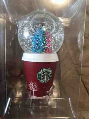 Rare Starbucks 2006 Holiday Snow Globe Ornament Red To Go Cup Christmas Tree - Sold on eBay Dec, 11th 2019 for $22.00