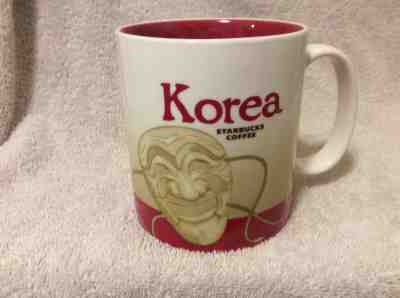  Starbucks Coffee Korea Mask Collector Series 16 Ounce Coffee Mug Cup R3 - Sold on eBay Dec, 11th 2019 for $49.99