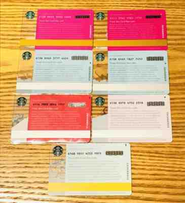 7 STARBUCKS RARE CITY CARDS WITH DIAMONDS LINE MARK LOT NEW NY FL HAWAII DENVER - Sold on eBay Dec, 11th 2019 for $15.50